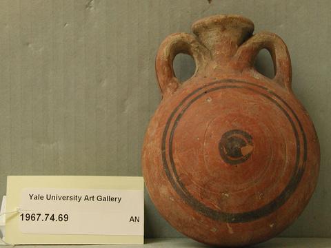 Unknown, Terracotta Pilgrim's Flask, 1200–800 B.C.
