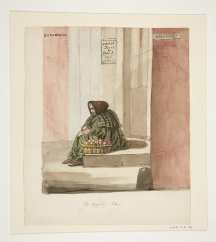 Nicolino Calyo, The Apple Seller, ca. 1840