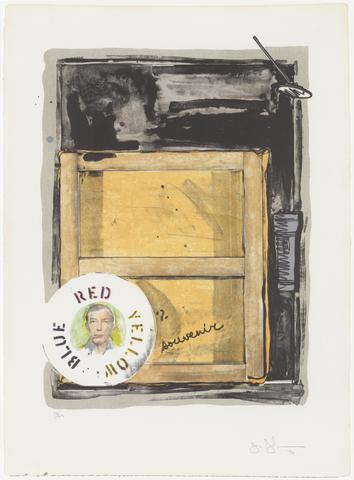 Jasper Johns, Souvenir, 1970