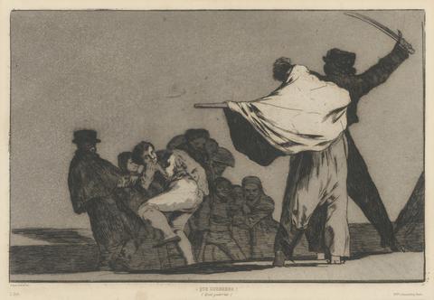 Francisco Goya, Disparate conocido (Well-Known Folly), unnumbered plate from the series Los disparates (The Follies/Irrationalities), ca. 1816–1823, published 1877