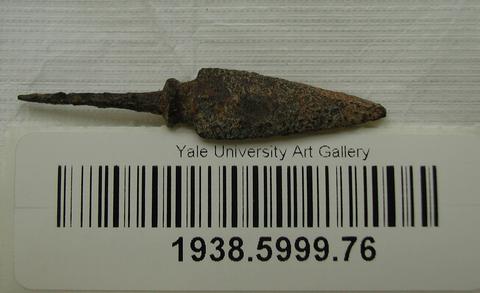 Unknown, Flat arrow head with tang, ca. 323 B.C.–A.D. 256
