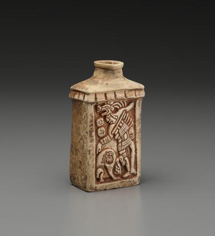 Unknown, Flask with Ballplayer, A.D. 600–900