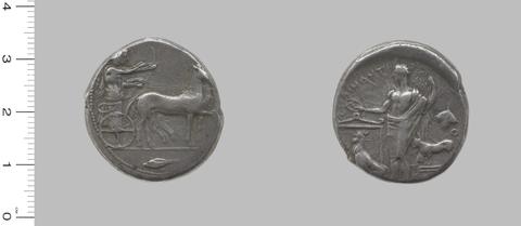 Selinus, Tetradrachm from Selinus, 455–409 B.C.