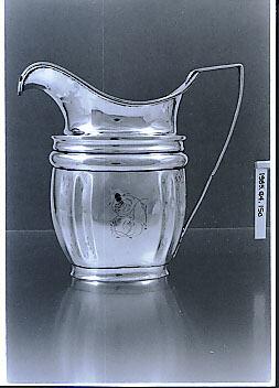 Saunders Pitman, Cream pitcher, ca. 1805