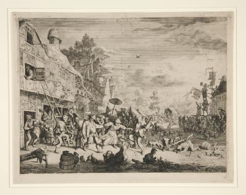 Cornelis Dusart, The Village Fair, 1685