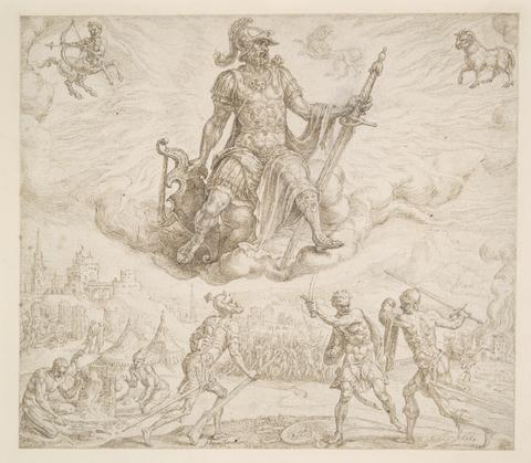 Maerten van Heemskerck, Mars, the Choleric Temperament, 1565