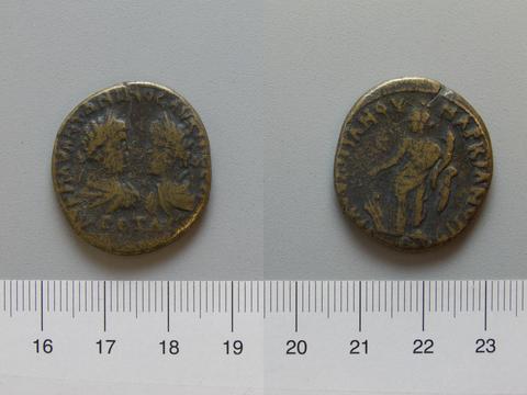 Caracalla, Roman Emperor, 5 Assaria of Caracalla, Emperor of Rome; Geta Lucius Septimius, Emperor of Rome, 210–11