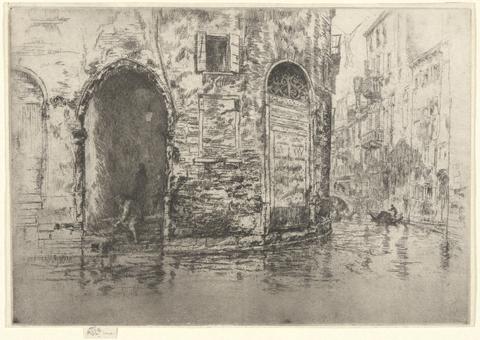 James McNeill Whistler, Two Doorways, from the First Venice Set (Venice, A Series of Twelve Etchings), 1879–80