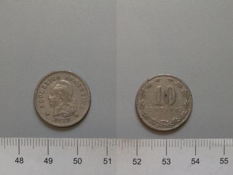 Republic of Argentina, 10 Centavos from Argentina, 1937