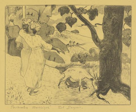 Paul Gauguin, Pastorales Martinique, 1889