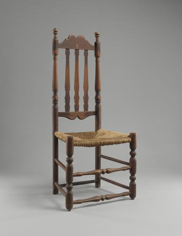 Unknown, Banister-back side chair, 1720–1800