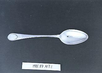 William Haverstick, Sr., Two teaspoons, ca. 1790
