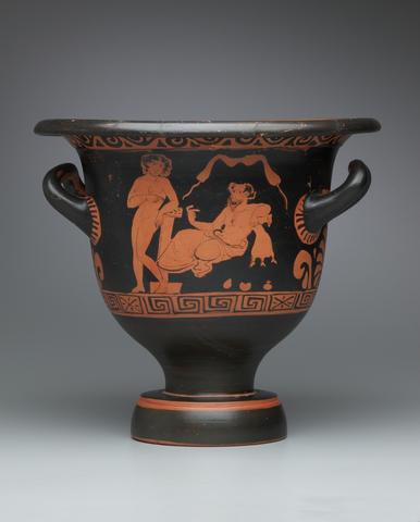 Adolphseck Painter, Apulian red-figure bell krater, ca. 400–390 B.C.