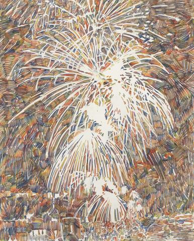 Heide Fasnacht, Fireworks I, 2002