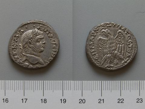 Caracalla, Roman Emperor, Tetradrachm of Caracalla, Roman Emperor from Laodicea ad Mare, 213–17