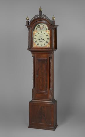 Ezra Kelley, Tall Case Clock, 1822