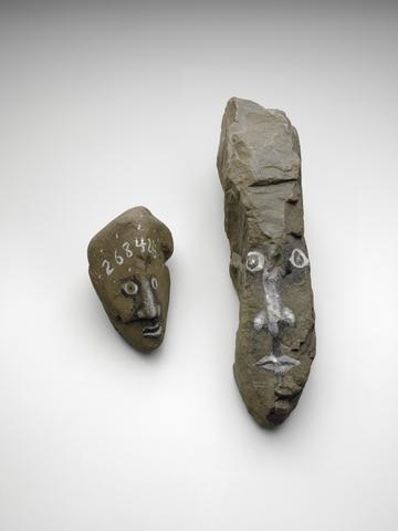 Jonathan Borofsky, Pair of Stoneheads at 2,683,284 and 2,684,285, 1980
