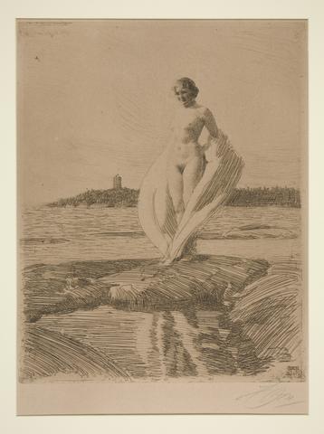 Anders Zorn, The Swan, 1915