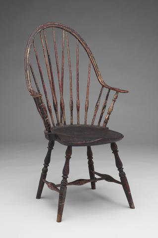 Jedediah Browning, Continuous Bow-back Windsor Chair, 1790–1810