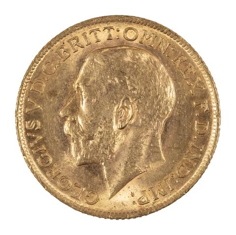 Sovereign of King George V from London, United Kingdom, 1911