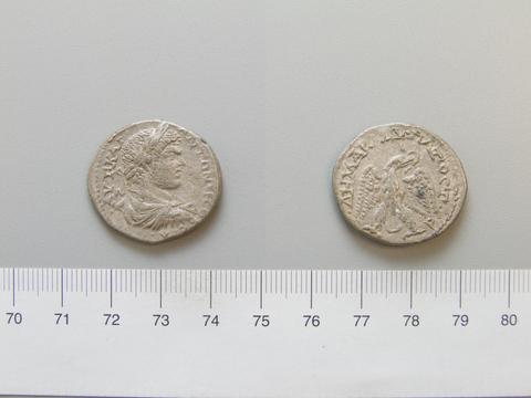 Caracalla, Roman Emperor, Tetradrachm of Caracalla, Roman Emperor from Aradus, 215–17