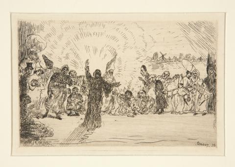 James Ensor, Le Christ aux mendiants (Christ and the Beggars), 1895