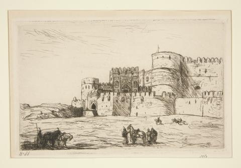 Marius A. J. Bauer, Fort at Agra, ca. 1900