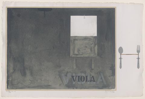 Jasper Johns, Viola, 1972