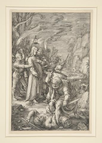 Hendrick Goltzius, The Betrayal of Christ, plate 3 from the series The Passion of Christ, 1598