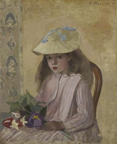 Camille Pissarro, Portrait of Jeanne Pissarro, 1872