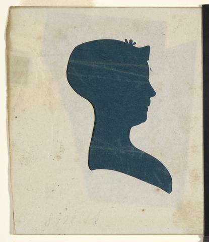 Unknown, Silhouette - Mrs. Trumbull, late 18th–mid 19th century