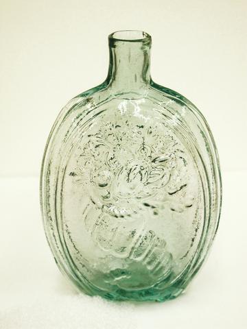 Kensington Glassworks, Cornucopia Flask, 1830–50