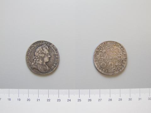 George I, King of Great Britain, Halfcrown of King George I from London, 1720