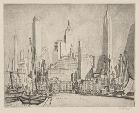 Ernest David Roth, Financial Towers--Manhattan, ca. 1940s