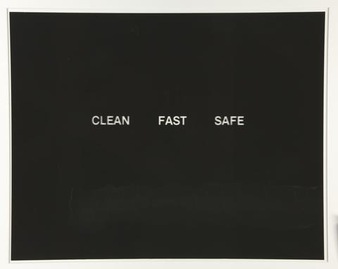 Peter Halley, Clean Fast Safe, 1986