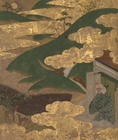 Tosa School, Yūgiri (Evening Mist), ca. 1630s