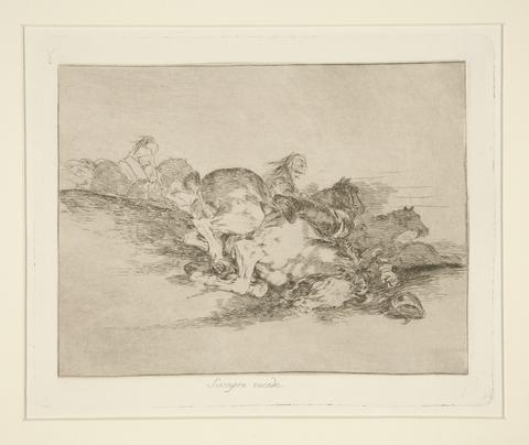 Francisco Goya, Siempre sucede (It Always Happens), pl. 8 from Los desastres de la guerra (The Disasters of War), 1810–1820, published 1863