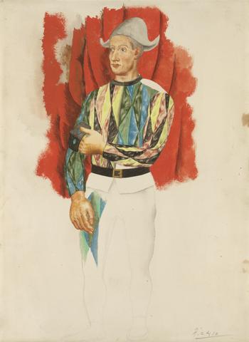 Pablo Picasso, Harlequin, ca. 1919–20