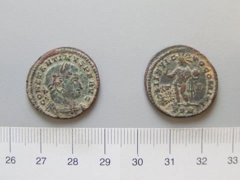 Constantine I, Emperor of Rome, 1 Nummus of Constantine I, Emperor of Rome from Trier, 309–13