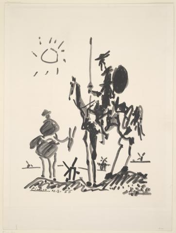 Pablo Picasso, Don Quixote, ca. 1959