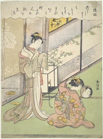 Suzuki Harunobu, Courtesan's Dressing Room, 18th century