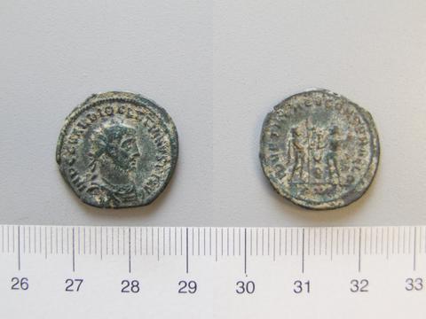 Diocletian, Emperor of Rome, Antoninianus of Diocletian, Emperor of Rome from Antioch, A.D. 285