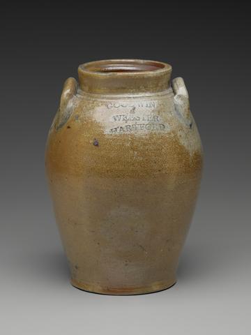 Goodwin and Webster, Stoneware Jar, 1810–1836