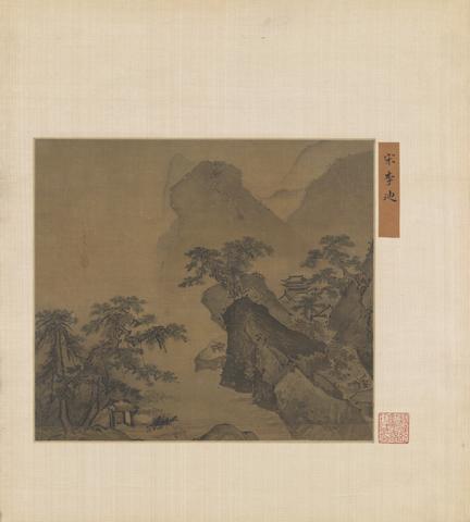 Unknown, Mountain Landscape, late 14th - early 15th century