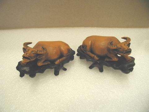 Unknown, Pair of Water Buffalo, 19th century