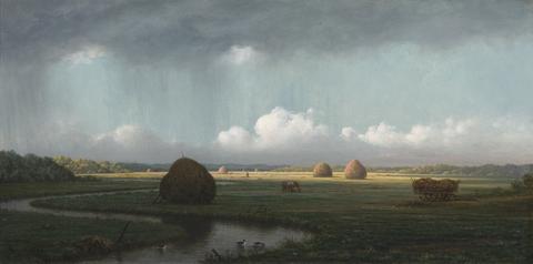 Martin Johnson Heade, Sudden Shower, Newbury Marshes, ca. 1865–75