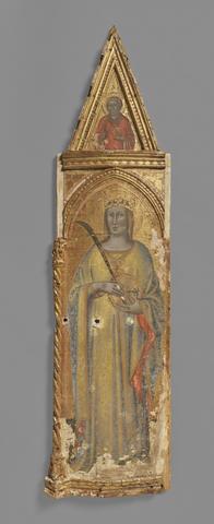 Martino di Bartolomeo, Saint Catherine and Deacon Saint, ca. 1415