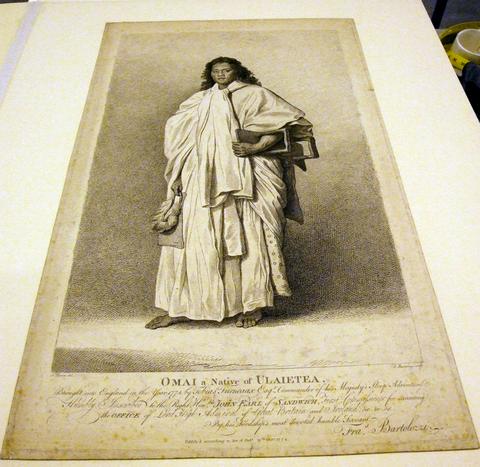 Francesco Bartolozzi, Omai, a Native of Ulaietea, 1774