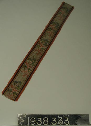 Unknown, Trimming band with Morning Glory, 17th–18th century