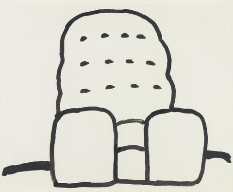 Philip Guston, Untitled [Arm Chair], from Suite of 21 Drawings, 1970
